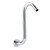 Bathroom Accessory 8inch 201 Stainless Steel High Rise S Curved Shower Extension Arm