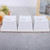 Innovative Keyboard Button Shape Cute Water Cup Drinking Cup Set with Tray for Home Use White