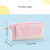 Large Capacity Pencil Case Contrasting Colors Portable Pencil Pouch with Handle Durable Pen Bag for School Kids Teen Girls Boys Adults