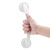Suction Cup Door Handle Stable Safe Bathtub Shower Handle for Refrigerator Drawer Bathroom Silver 30cm