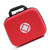 Empty First Aid Bag Waterproof Large Capacity Portable Red Hard Shell Medical Medication Organizer Bag for Outdoor Travel