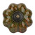 European Ceramic Pumpkin Door Knobs Cabinet Handles Single Hole Cupboard Drawer Pulls (Green)