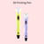 3D Printing Pen Apply with 1.75mm Filament ABS PLA Support Temperature Speed Heat Dissipation with LED   Screen DIY for Teen Children and Adults Christmas Birthday Gift