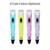 3D Printing Pen Apply with 1.75mm Filament ABS PLA Support Temperature Speed Heat Dissipation with LED   Screen DIY for Teen Children and Adults Christmas Birthday Gift