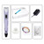 3D Printing Pen Apply with 1.75mm Filament ABS PLA Support Temperature Speed Heat Dissipation with LED   Screen DIY for Teen Children and Adults Christmas Birthday Gift