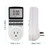 Digital Timer Switch Socket Digital Electronic Timer Switch LCD Display Plug-in Programmable Time Switch Energy Saving Intelligent Electronic Timing Socket