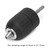 Plastic Casing 2.0-13MM 1/2-20UNF Keyless Drill Chuck   1/4 Hex Connecting Rod