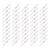 50Pcs Heat Shrink Tubes Solder Seal Wire Connector Kit Waterproof HotMelt Terminals(SSTS11 White )