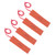 4 Pcs Silicone Rubber Heating Pad Flexible Silicone Heater Mat Rubber Heating Blanket for Industrial Equipment 20W 12V