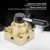 HV-03 G3/8 3 Positions 4 Ways Pneumatic Air Flow Control Rotary Hand Lever Valve