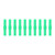 10pcs 4mm Insulated Banana Coupler Female to Female Extension Banana Plug Connector for Electronics AppliancesGreen