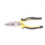 Flat Nose Plier Steel PVC Anti Slip Ergonomic Handle Rustproof Multifunctional Combination Plier for Repair 8in