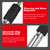 Manual Mini Steel Nail Gun 4 Gears Power Adjustable Wall Nail Guns for Ceiling/Wire Hider/Fixture Install Nail Shooting Machine Fastener Tools Fastening nail  7.3mm