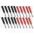 20 Pairs Banana Connector M5 Thread Copper Plugs for 4mm Speaker Wire Multimeter Probe
