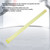 High Quality Polyurethane Round Hollow PU Rod Yellow 25mm  OD 8mm Bore 500mm Long