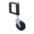Spring Loaded Wheel Gate Caster 4in 3 Hole Heavy Duty Door Accessory for Home Factory