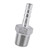 Male Threaded Steel Barb Hose Pipe Fitting Tail Connector (1/4"x6mm)