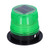 LED Solar Power Warning Flashing Light Strobe Light with Magnetic Base for Construction Traffic (Green)