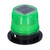 LED Solar Power Warning Flashing Light Strobe Light with Magnetic Base for Construction Traffic (Green)