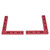 Woodworking Right Angle Fixing Clip L Shape 90 Degrees Ruler Carpenter's Tool(160x160mm)