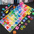 Wooden Number Puzzle Shape Sorter Counting & Matching Game Magnetic Fishing Game Logarithmic Board Montessori Toy for Kids Toddlers Preschool Education