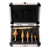 5Pcs Step Drill Bit HSS Ti Coated Triangular Shank Power Tool Accessories with Center Punch