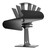 2 Blade Heat Powered Stove Fan Aluminium Alloy Non Electric Wood Stove Fireplace Fan for Home Hotel