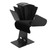 2 Blade Heat Powered Stove Fan Aluminium Alloy Non Electric Wood Stove Fireplace Fan for Home Hotel
