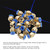 6mm Air Pipe Pneumatic Quick Fittings Male Thread Straight Push In Connector (PC6-M5 20pcs)