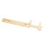 Vernier Caliper Brass Metric Inch Dual Scales Retro Style Measuring Tool for Repair 100mm Scale