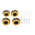 Mecanum Wheel Omni Directional Smart Robot Car Parts Accessories DIY Toy Components 80mm(2 Pairs )