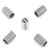 50pcs Stainless Steel SS304 Coiled Wire Helical Screw Thread Inserts M6 x 1.0 x 3D Length