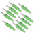 10pcs/set 4mm Banana Plug Socket Terminal Connector for Welding Machinery Charging GeneratorsGreen