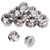 50Pcs Flange Nut 304 Stainless Steel Fastener Accessory Set Kit for Fixing MaintenanceM3