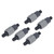 5Set Self Locking Quick Connect C Type Hose Connects Fitting for Machinery Electronics(SM+PM-20 )
