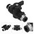 Air Flow Control Valve Pneumatic Connector Manual Adjust Quick Connect Fittings 1/4in