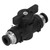 Air Flow Control Valve Pneumatic Connector Manual Adjust Quick Connect Fittings 1/4in