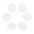 6PCS 22.5mm-25mm Double Domed Sapphire Watch Crystal Glass 1.2mm Thick Watch Spare Parts Tools