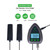 9951W Bluetooth Wifi Digital Water Quality Tester Mini 5 in 1 Water Analyzer PH / TDS / SALT / S.G / Temperature APP Remote Monitoring Alarm Notification for Drinking Water Aquarium Hydroponics Lab
