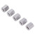 10PCS M10 Hex Coupling Nuts 304 Stainless Steel Metric Thread Rod Connection Nut for Bolts Studs