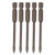 5Pcs Cross Drill Bit 1/4in Hex Shank Tile Glass Ceramic Concrete Hole Opener Hard Alloy Tool4mm