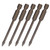 5Pcs Cross Drill Bit 1/4in Hex Shank Tile Glass Ceramic Concrete Hole Opener Hard Alloy Tool4mm