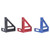 6Pcs 3D Multi Angle Measuring Ruler Aluminum Alloy 45 90 Degree Triangle Scriber for Wood Pipelines