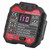 Safety Tester Voltage Detector Electrician Tools Portable with LCD for Socket ( 48‑)