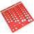 34 Nut and Bolt Thread Checker Aluminum Alloy Standard Size Inch and Metric Thread Identifier Gauge
