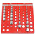 34 Nut and Bolt Thread Checker Aluminum Alloy Standard Size Inch and Metric Thread Identifier Gauge