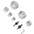 Brazing Hole Saw Set with Positioning Center Drill High Speed Steel Diamond Hole Opener Tools