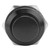 Metal Push Button Switch Waterproof Stainless Steel Self Reset Normally Open 16mm 220V(Black )