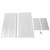 Enclosure Electronic DIY Circuit Board Project Aluminum Box Cooling Case Sand Silver Flat Plate