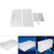 Enclosure Electronic DIY Circuit Board Project Aluminum Box Cooling Case Sand Silver Flat Plate